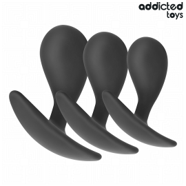 Addicted Toys Model 3 | Set of 3 Silicone Butt Plugs