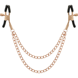 BEGME Black Edition | Premium Nipple Clamps with Chain - Gold