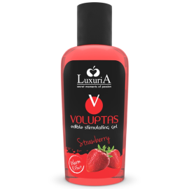 Luxuria Voluptas Edible Stimulating Gel Warming Effect - Strawberry 100 ml
