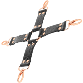 Begme Black Edition Vegan Leather Hog Tie