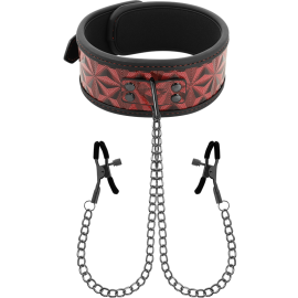 Begme Red Edition Necklace With Chains And Nipples