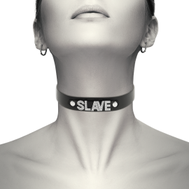 Coquette Choker Vegan Leather - Slave