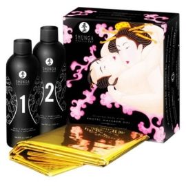 Shunga Erotic Massage Gel Oriental Body Slide Fresas Con Shampagne