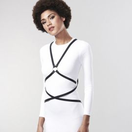 Bijoux Indiscrets Maze Multi-way Harness Black