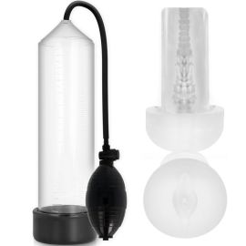 Pump Addicted Rx3 Transparent With Pleasure Sleeve