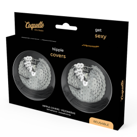 Coquette Chic Desire Nipple Covers Silver