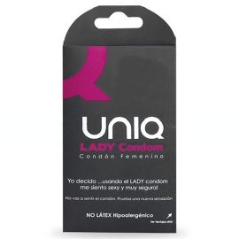 Unique Lady Condom Fre Latex 3 uds
