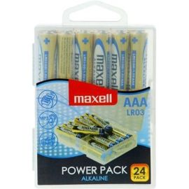 Maxell Alkaline Battery AAA LR03 Pack * 24 Batteries