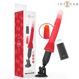 Thrusting Dildo With Heating Function And Remote Control 31 cm | Intense Cynthia