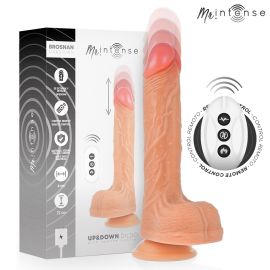 Realistic Thrusting Dildo With Testicles And Remote Control 22 cm | Mr Intense Brosnan