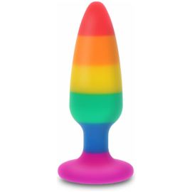ToyJoy Hunk | Silicone Anal Plug 10.5cm Rainbow